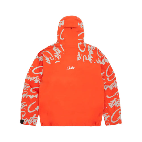 Corteiz Elitework Waterproof Shell Jacket "Orange"